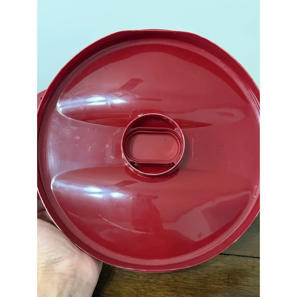 KitchenAid Salad Spinner Red Large Vegetables Lettuce Washer Dryer Colander Pump